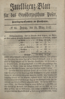 Intelligenz-Blatt für das Großherzogthum Posen. 1842, № 66 (18 März) + dod.
