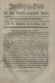 Intelligenz-Blatt für das Großherzogthum Posen. 1842, № 70 (23 März)