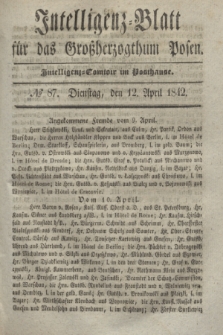 Intelligenz-Blatt für das Großherzogthum Posen. 1842, № 87 (12 April)