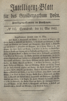 Intelligenz-Blatt für das Großherzogthum Posen. 1842, № 115 (14 Mai)