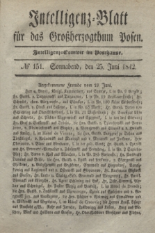 Intelligenz-Blatt für das Großherzogthum Posen. 1842, № 151 (25 Juni)
