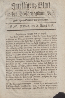 Intelligenz-Blatt für das Großherzogthum Posen. 1844, № 207 (28 August)