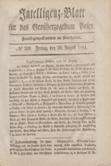 Intelligenz-Blatt für das Großherzogthum Posen. 1844, № 209 (30 August)