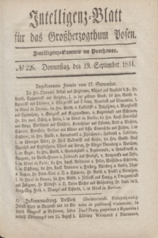 Intelligenz-Blatt für das Großherzogthum Posen. 1844, № 226 (19 September)