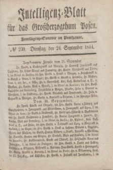 Intelligenz-Blatt für das Großherzogthum Posen. 1844, № 230 (24 September)