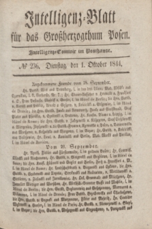 Intelligenz-Blatt für das Großherzogthum Posen. 1844, № 236 (1 Oktober)