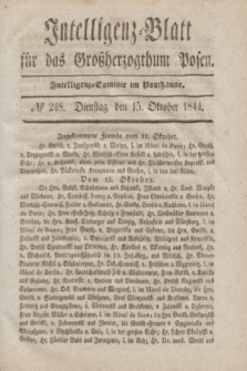 Intelligenz-Blatt für das Großherzogthum Posen. 1844, № 248 (15 Oktober)