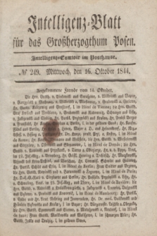 Intelligenz-Blatt für das Großherzogthum Posen. 1844, № 249 (16 Oktober)