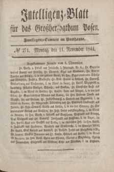 Intelligenz-Blatt für das Großherzogthum Posen. 1844, № 271 (11 November)