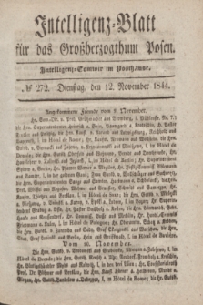 Intelligenz-Blatt für das Großherzogthum Posen. 1844, № 272 (12 November)