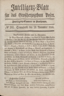 Intelligenz-Blatt für das Großherzogthum Posen. 1844, № 282 (23 November) + dod.