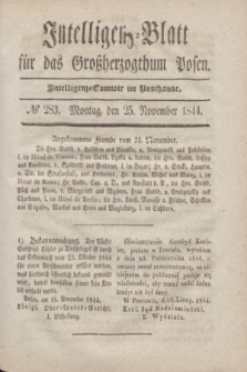Intelligenz-Blatt für das Großherzogthum Posen. 1844, № 283 (25 November)
