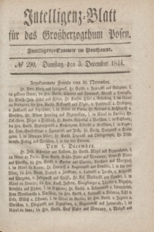 Intelligenz-Blatt für das Großherzogthum Posen. 1844, № 290 (3 December)
