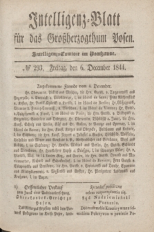 Intelligenz-Blatt für das Großherzogthum Posen. 1844, № 293 (6 December)