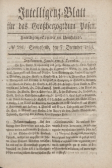 Intelligenz-Blatt für das Großherzogthum Posen. 1844, № 294 (7 December) + dod.