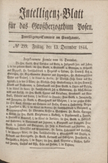 Intelligenz-Blatt für das Großherzogthum Posen. 1844, № 299 (13 December)