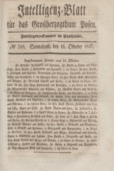 Intelligenz-Blatt für das Großherzogthum Posen. 1847, № 248 (16 Oktober)