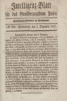 Intelligenz-Blatt für das Großherzogthum Posen. 1847, № 290 (4 Dezember)