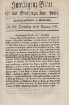 Intelligenz-Blatt für das Großherzogthum Posen. 1847, № 294 (9 Dezember)