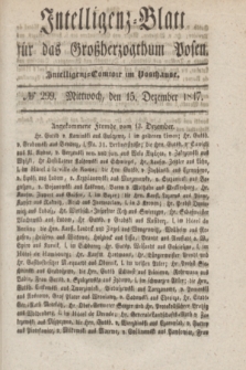 Intelligenz-Blatt für das Großherzogthum Posen. 1847, № 299 (15 Dezember)
