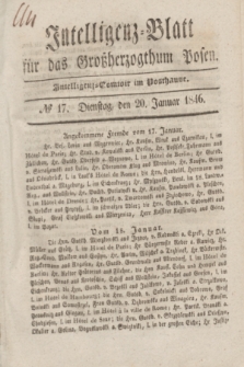 Intelligenz-Blatt für das Großherzogthum Posen. 1846, № 17 (20 Januar)