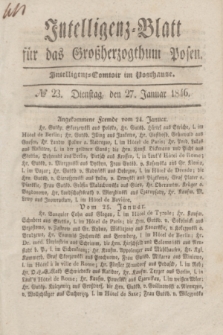 Intelligenz-Blatt für das Großherzogthum Posen. 1846, № 23 (27 Januar)