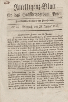 Intelligenz-Blatt für das Großherzogthum Posen. 1846, № 24 (28 Januar)