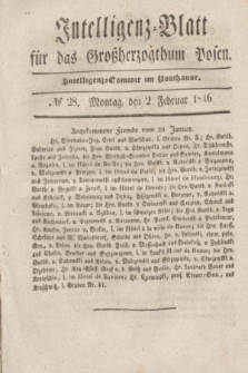 Intelligenz-Blatt für das Großherzogthum Posen. 1846, № 28 (2 Februar) + dod.