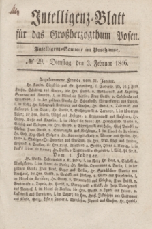 Intelligenz-Blatt für das Großherzogthum Posen. 1846, № 29 (3 Februar)