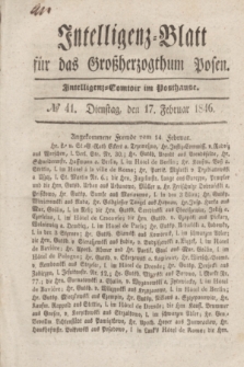 Intelligenz-Blatt für das Großherzogthum Posen. 1846, № 41 (17 Februar)