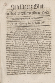 Intelligenz-Blatt für das Großherzogthum Posen. 1846, № 58 (9 März)