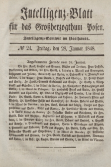 Intelligenz-Blatt für das Großherzogthum Posen. 1848, № 24 (28 Januar)