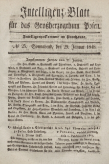Intelligenz-Blatt für das Großherzogthum Posen. 1848, № 25 (29 Januar)