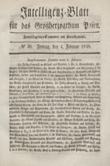 Intelligenz-Blatt für das Großherzogthum Posen. 1848, № 30 (4 Februar)