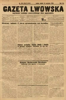 Gazeta Lwowska. 1934, nr 218
