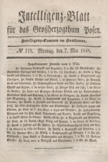 Intelligenz-Blatt für das Großherzogthum Posen. 1848, № 110 (7 Mai)