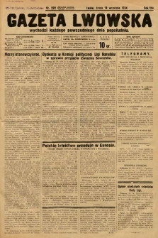 Gazeta Lwowska. 1934, nr 222