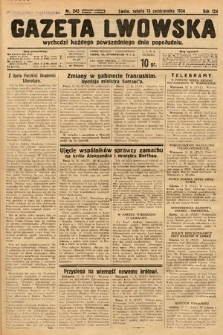 Gazeta Lwowska. 1934, nr 243