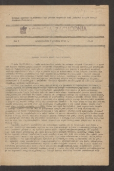 Agencja Zachodnia. R.1, nr 12 (6 grudnia 1943)