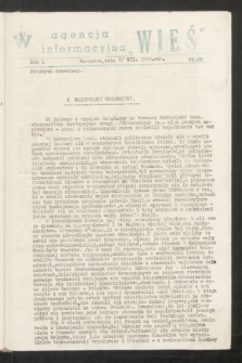 Agencja Informacyjna „Wieś”. R.1, nr 23 (6 lipca 1943)