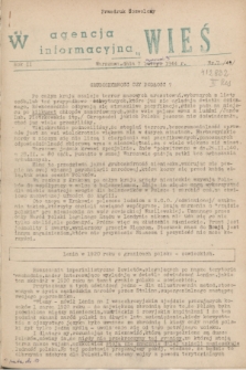 Agencja Informacyjna „Wieś”. R.2, nr 7 (7 marca 1944)