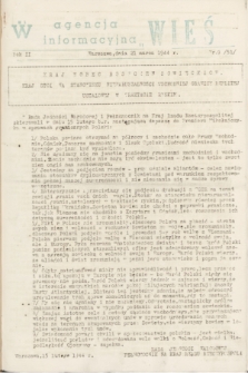 Agencja Informacyjna „Wieś”. R.2, nr 9 (21 marca 1944)