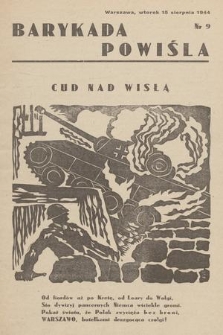 Barykada Powiśla. 1944, nr 9 (15 sierpnia)