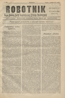 Robotnik : organ Polskiej Partji Socjalistycznej (Frakcja Rewolucyjna). 1907, № 208 (1 lutego)