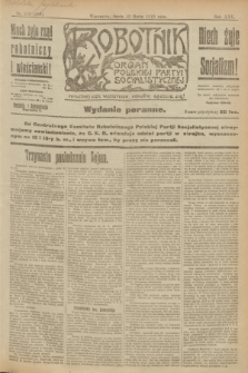 Robotnik : organ Polskiej Partyi Socyalistycznej. R.25, nr 113 (12 marca 1919) = nr 490 - wyd. poranne