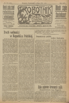 Robotnik : organ Polskiej Partyi Socyalistycznej. R.25, nr 246 (14 lipca 1919) = nr 623