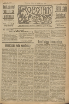 Robotnik : organ Polskiej Partyi Socyalistycznej. R.25, nr 251 (19 lipca 1919) = nr 628