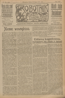 Robotnik : organ Polskiej Partyi Socyalistycznej. R.25, nr 258 (26 lipca 1919) = nr 635