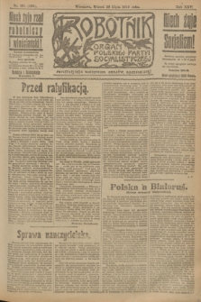 Robotnik : organ Polskiej Partyi Socyalistycznej. R.25, nr 261 (29 lipca 1919) = nr 638