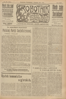 Robotnik : organ Polskiej Partyi Socyalistycznej. R.25, nr 267 (4 sierpnia 1919) = nr 644
